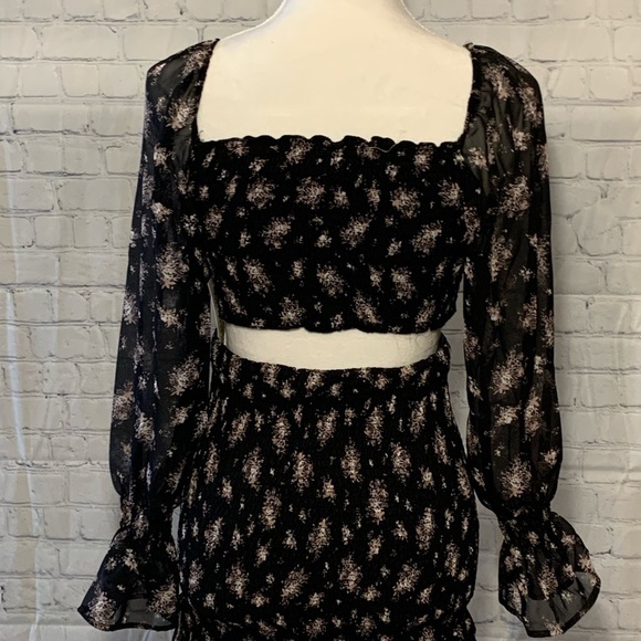 MADDEN GIRL 2PC FLORAL PRINT MINI SKIRT BRAND NEW! - Picture 4 of 11